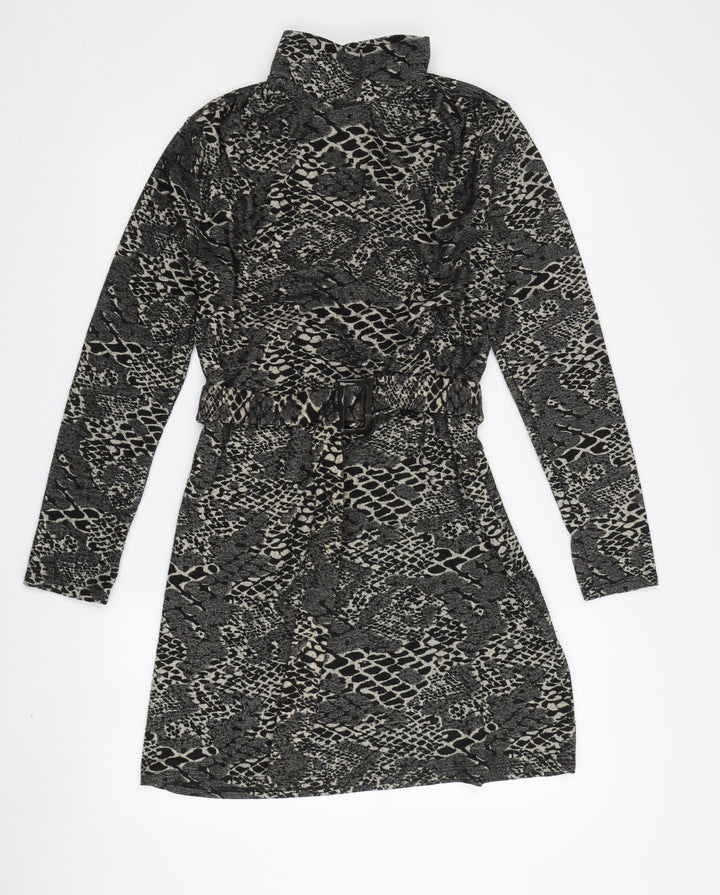 River Island Women Black A-Line Party Dress Size 10