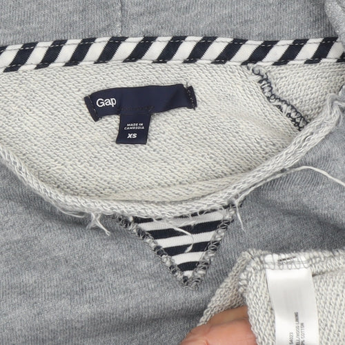 Gap Women's Grey Pullover Hoodie XS