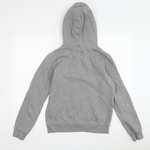 Jack Wills Women's Grey Hoodie, UK 8, Pullover