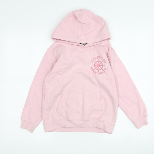 O'Shea Girls Pink Nautical Graphic Hoodie L