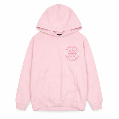 O'Shea Girls Pink Nautical Graphic Hoodie L