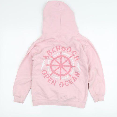 O'Shea Girls Pink Nautical Graphic Hoodie L