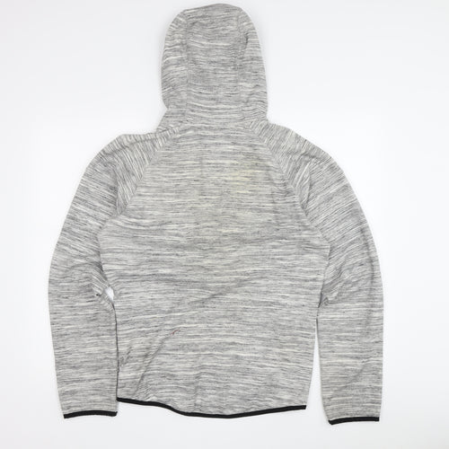 Physiq Apparel Men's S Grey Full Zip Hoodie, Athletic Fit