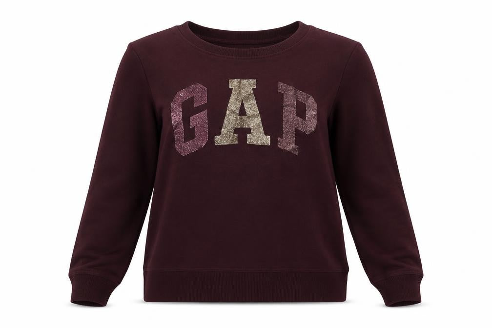 Front view of Gap Women's Multicoloured Logo Sweatshirt S Casual