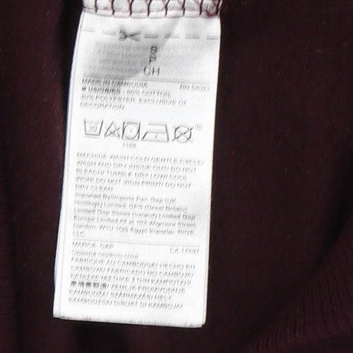 GAP Women's Multicoloured Logo Sweatshirt S Casual