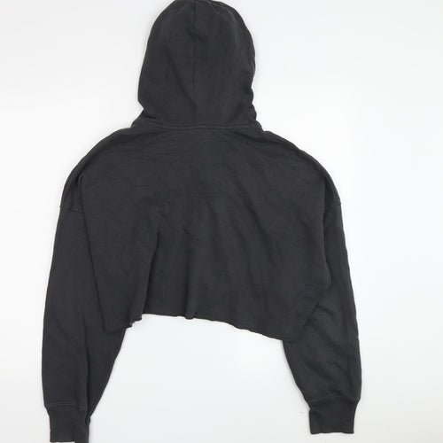 Hollister Women's Black Graphic Pullover Hoodie S