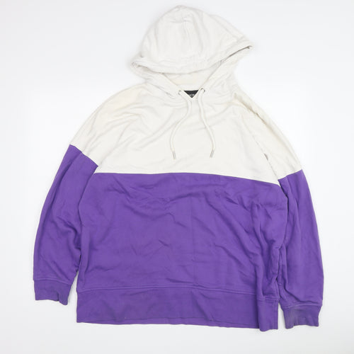 Monki Unisex Purple Hoodie - Medium, Pullover Style