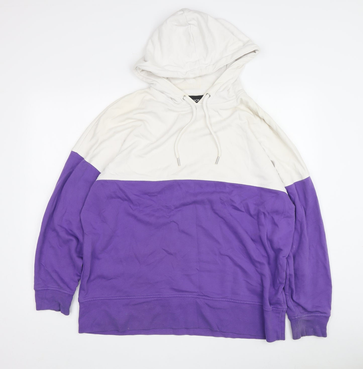 Monki Unisex Purple Hoodie - Medium, Pullover Style