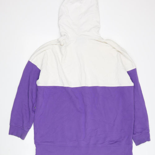 Monki Unisex Purple Hoodie - Medium, Pullover Style