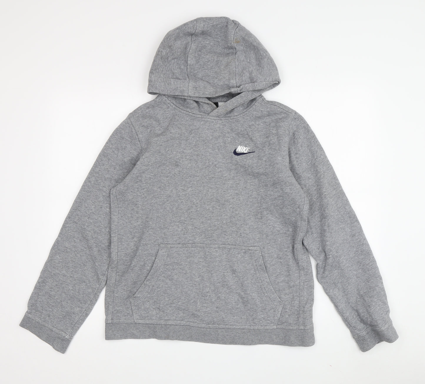 Nike Boys Grey Hoodie XL Pullover, Jersey, Logo Accented