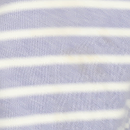 Joules Women's Purple Striped Sweatshirt Size L