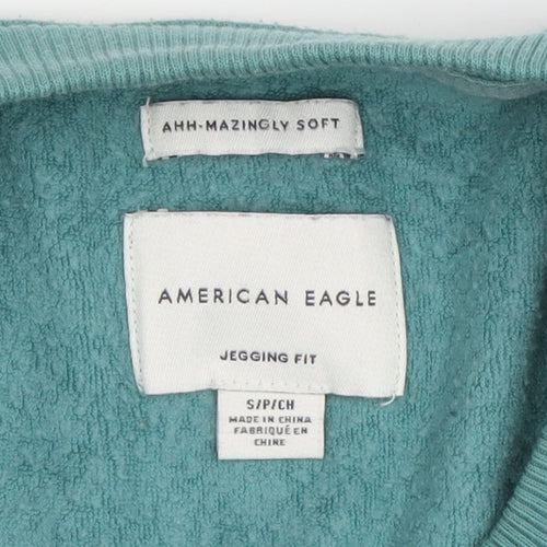 American Eagle Women's Colourful Pullover Sweatshirt
