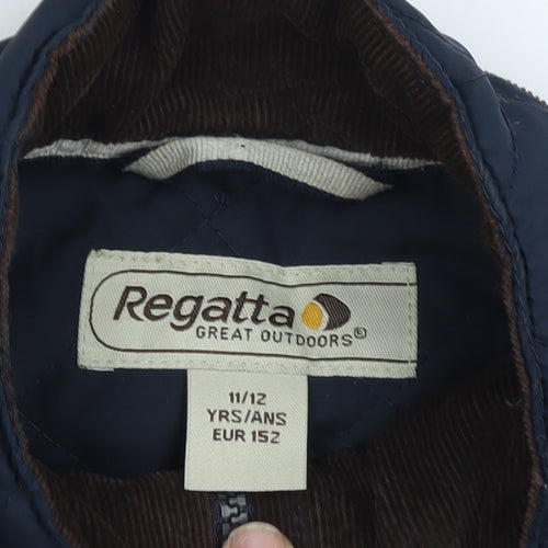 Regatta Boys Blue Quilted Bodywarmer, 11-12 Years