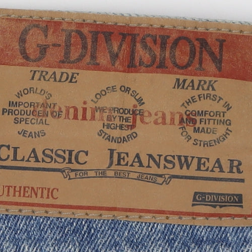 G-Division Men's Blue Straight Jeans Size 44