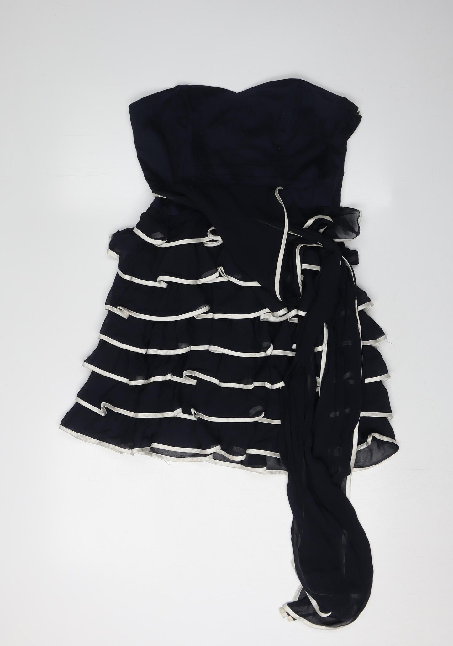 French Connection Women's Black Size 10 Strapless Dress