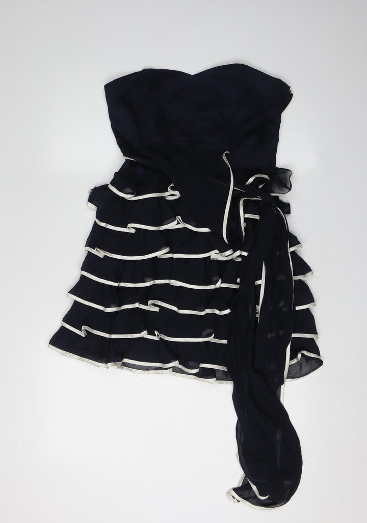 French Connection Women's Black Size 10 Strapless Dress