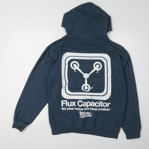 Truffle Shuffle Men's Blue M Back to the Future Hoodie