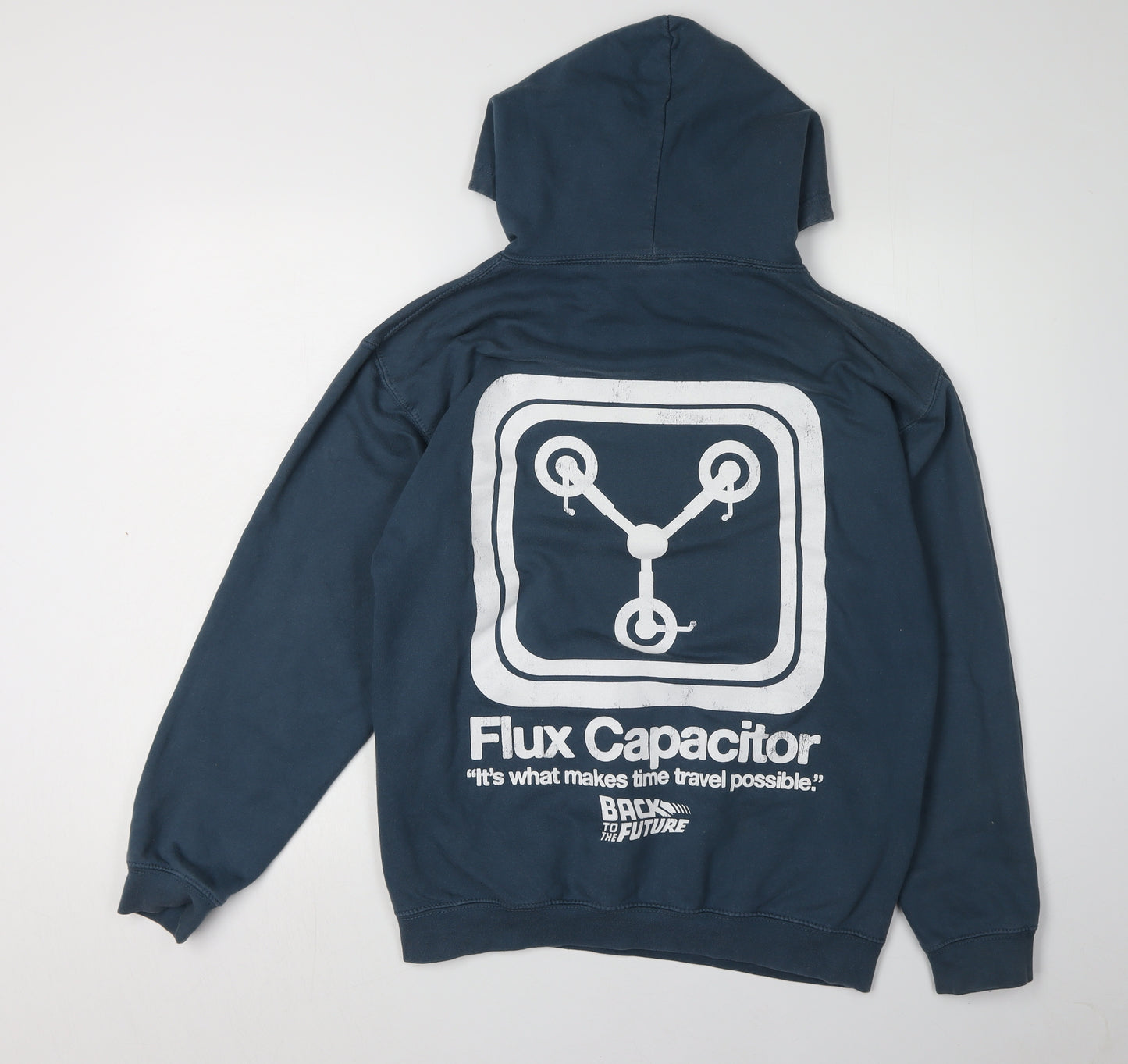 Truffle Shuffle Men's Blue M Back to the Future Hoodie