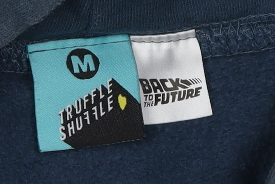 Truffle Shuffle Men's Blue M Back to the Future Hoodie