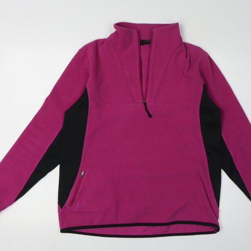 Technicals Women’s Pink Fleece Pullover Hoodie, Size 14