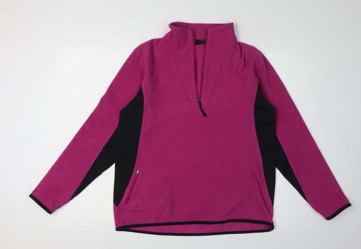 Technicals Women’s Pink Fleece Pullover Hoodie, Size 14