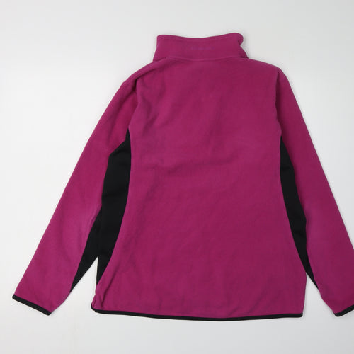 Technicals Women’s Pink Fleece Pullover Hoodie, Size 14