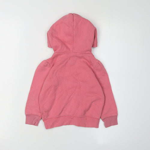 GAP Girls Pink Pullover Hoodie 2 Years - Casual Comfy Everyday Wear