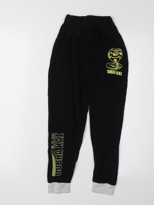 Cobra Kai Boys Black Pyjama Pants 9 Years
