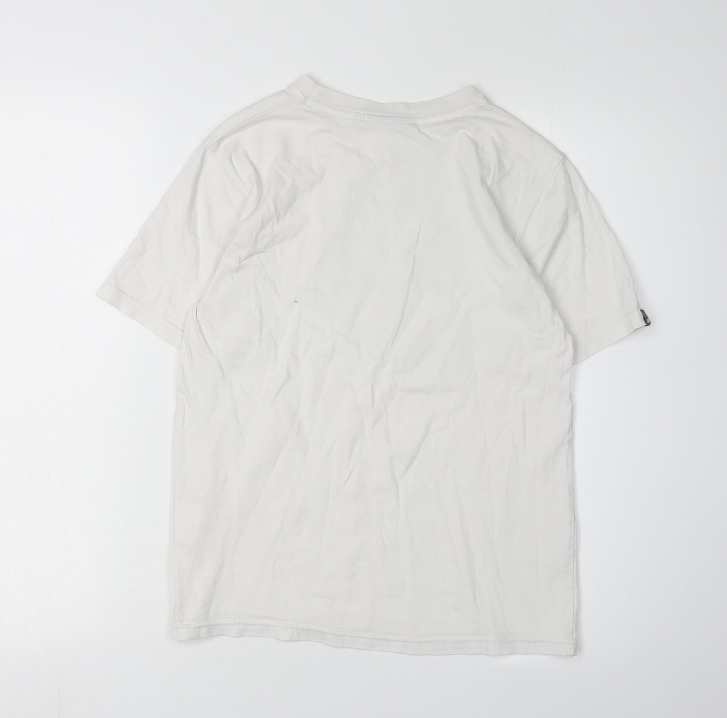 McKenzie Boys White Graphic Print T-Shirt M