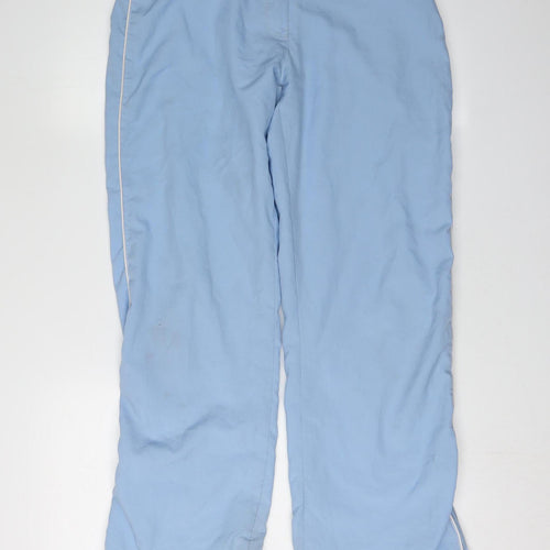 Champion Women's Blue Track Pants Size 12 for Gym