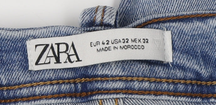 Zara Women’s Blue Straight Jeans Size 14