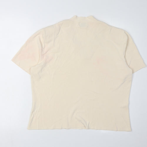 Roman Originals Beige Women's Short Sleeve Jumper