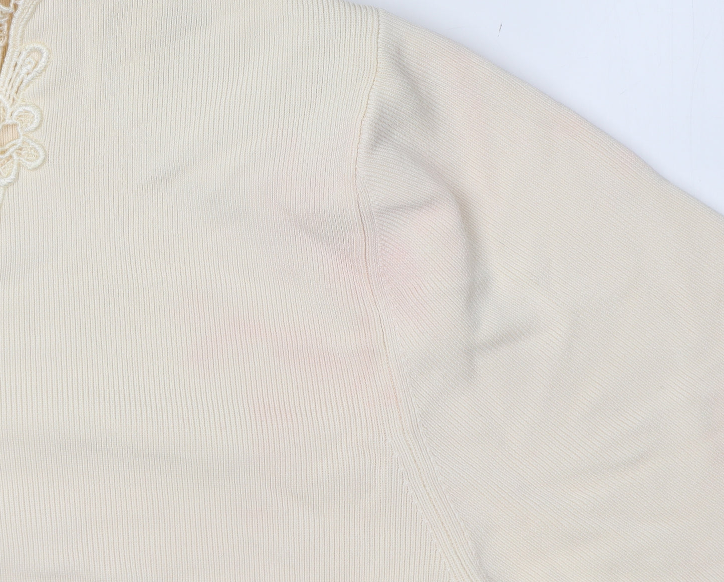 Roman Originals Beige Women's Short Sleeve Jumper
