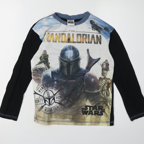 Star Wars Boys Mandalorian Long Sleeve T-Shirt 9-10 Years