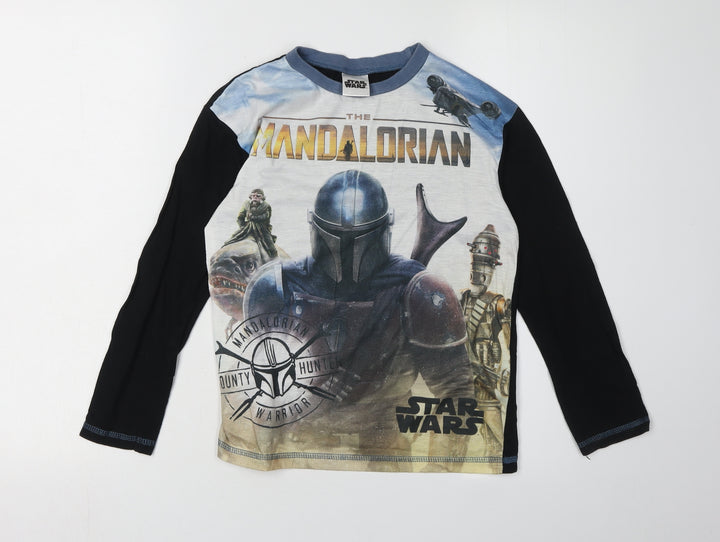 Star Wars Boys Mandalorian Long Sleeve T-Shirt 9-10 Years