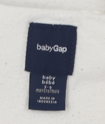 babyGap Unisex Ivory Babygrow 3-6 Months, Fleece, Hooded