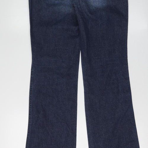 Diesel Women's Blue Bootcut Jeans Size 0 Distressed