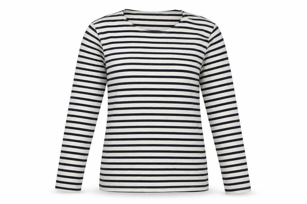 Front view of American Apparel Women's Multicoloured Striped Shirt XS