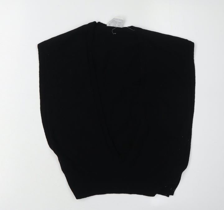 Tour de Force Women's Black Wool Pullover Jumper, S