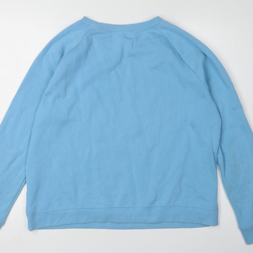 Hush Women's Blue Love Logo Sweatshirt in Size S