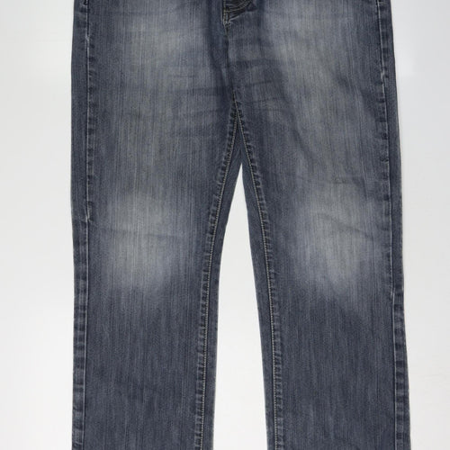 Denim Co Men's Blue Straight Jeans - Size L