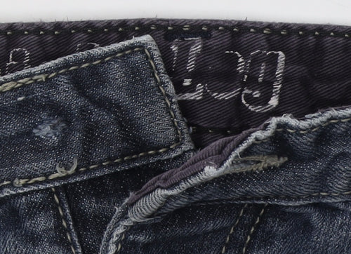 Denim Co Men's Blue Straight Jeans - Size L