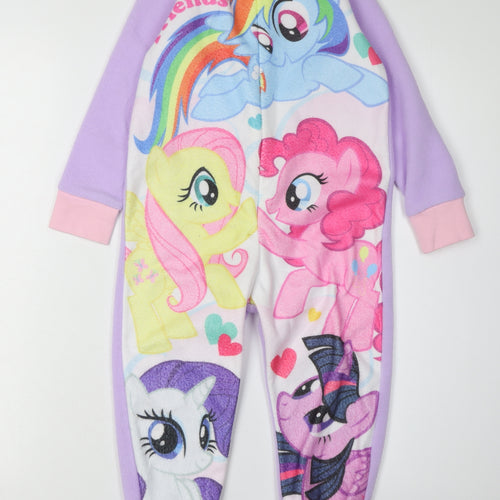 My Little Pony Girls Purple One Piece Fleece 3-4 Years