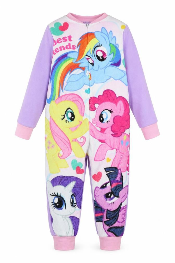 My Little Pony Girls Purple One Piece Fleece 3-4 Years