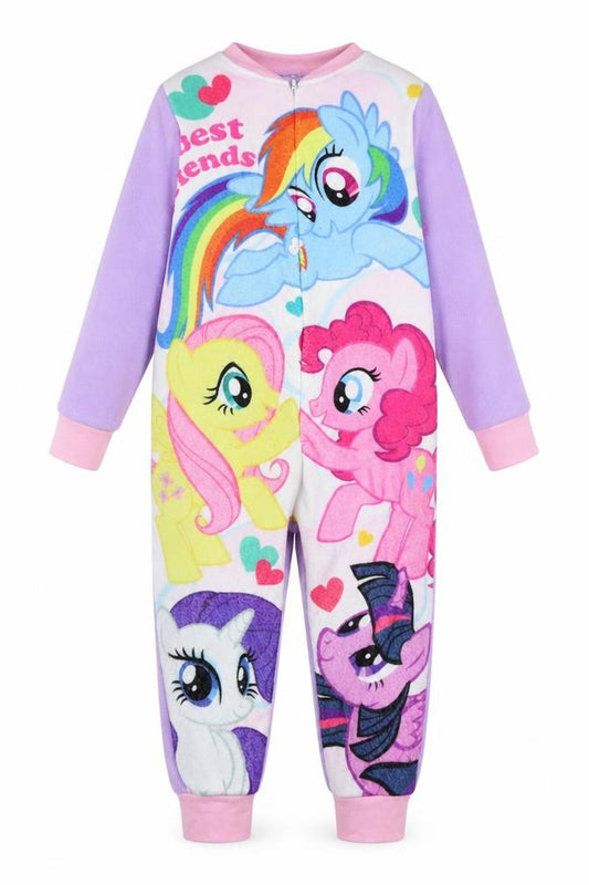 My Little Pony Girls Purple One Piece Fleece 3-4 Years