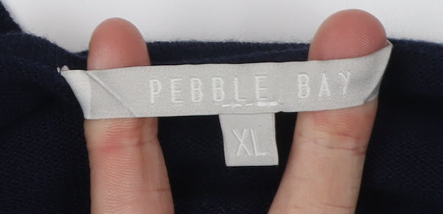 Pebble Bay Women's Blue XL Trapeze Swing Dress