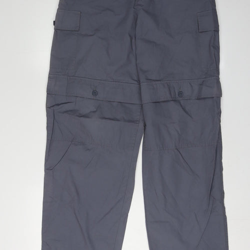 Asos Design Men's Grey Cargo Trousers Size 32