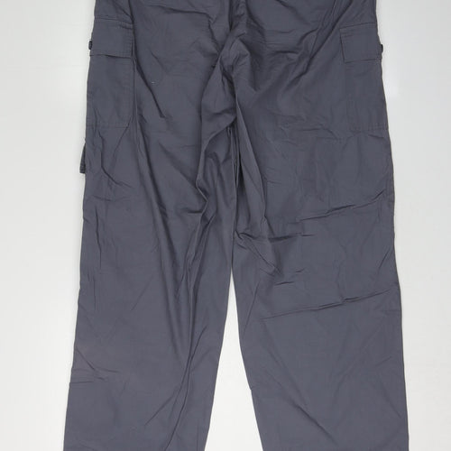 Asos Design Men's Grey Cargo Trousers Size 32