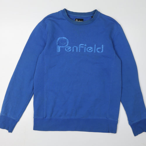 Penfield Men's Blue Sweatshirt, Size S, Crew Neck Pullover