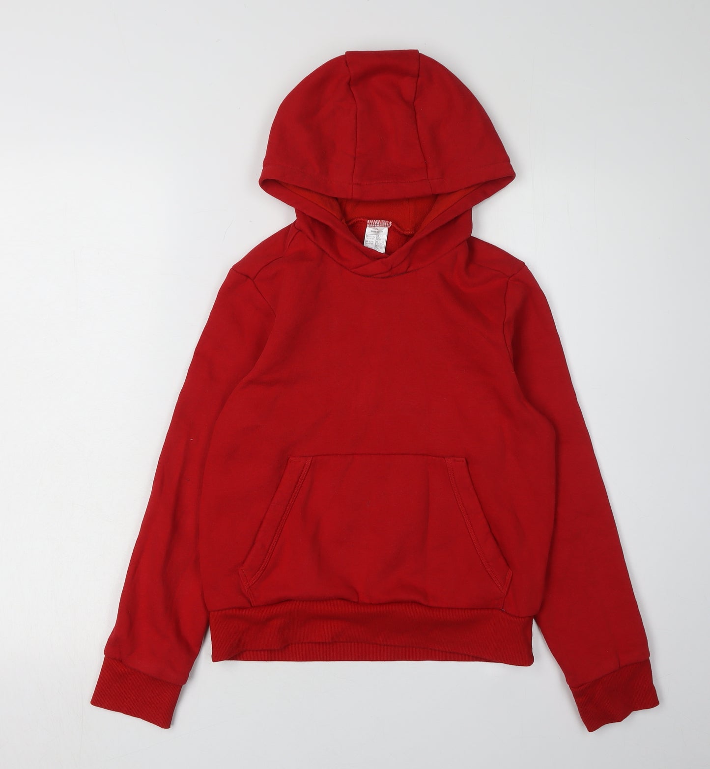 Decathlon Boys Red Pullover Hoodie 10-11 Years
